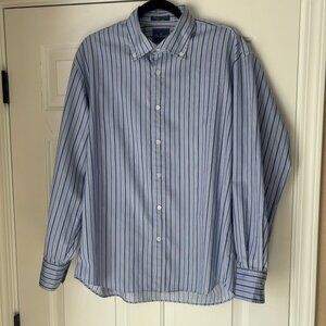 FACONNABLE  Mens Button Down Dress Shirt Size L